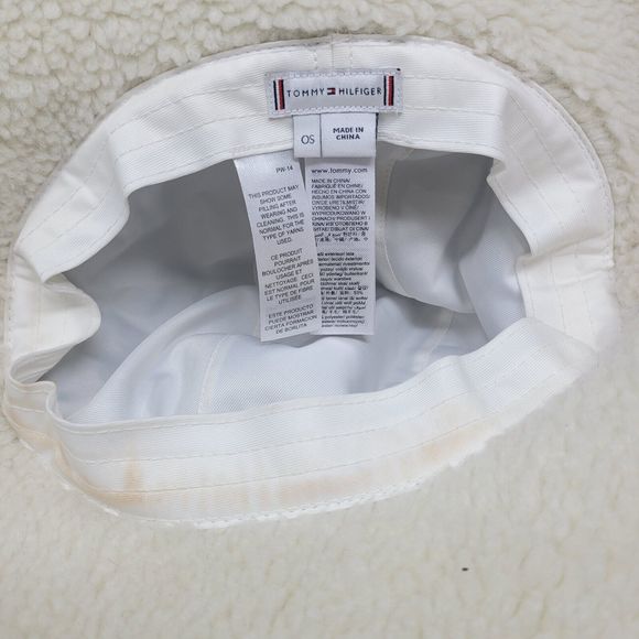 Vintage Tommy Hilfiger Hat Bucket Red Wool Tartain Plaid Retro Cap Designer Warm - Picture 8 of 8